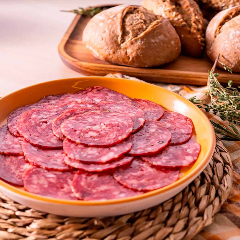 Sobre Salchichón Ibérico (80gr) Inicio USA