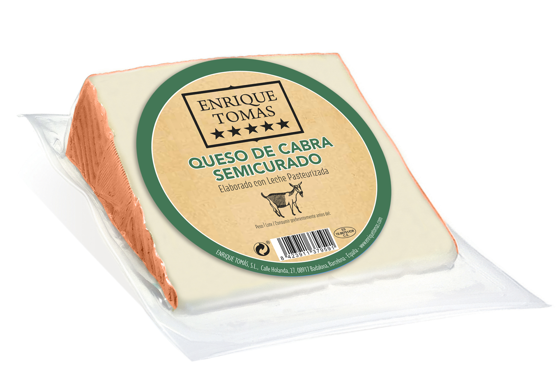 Cuña Queso de Cabra Semicurado 150gr