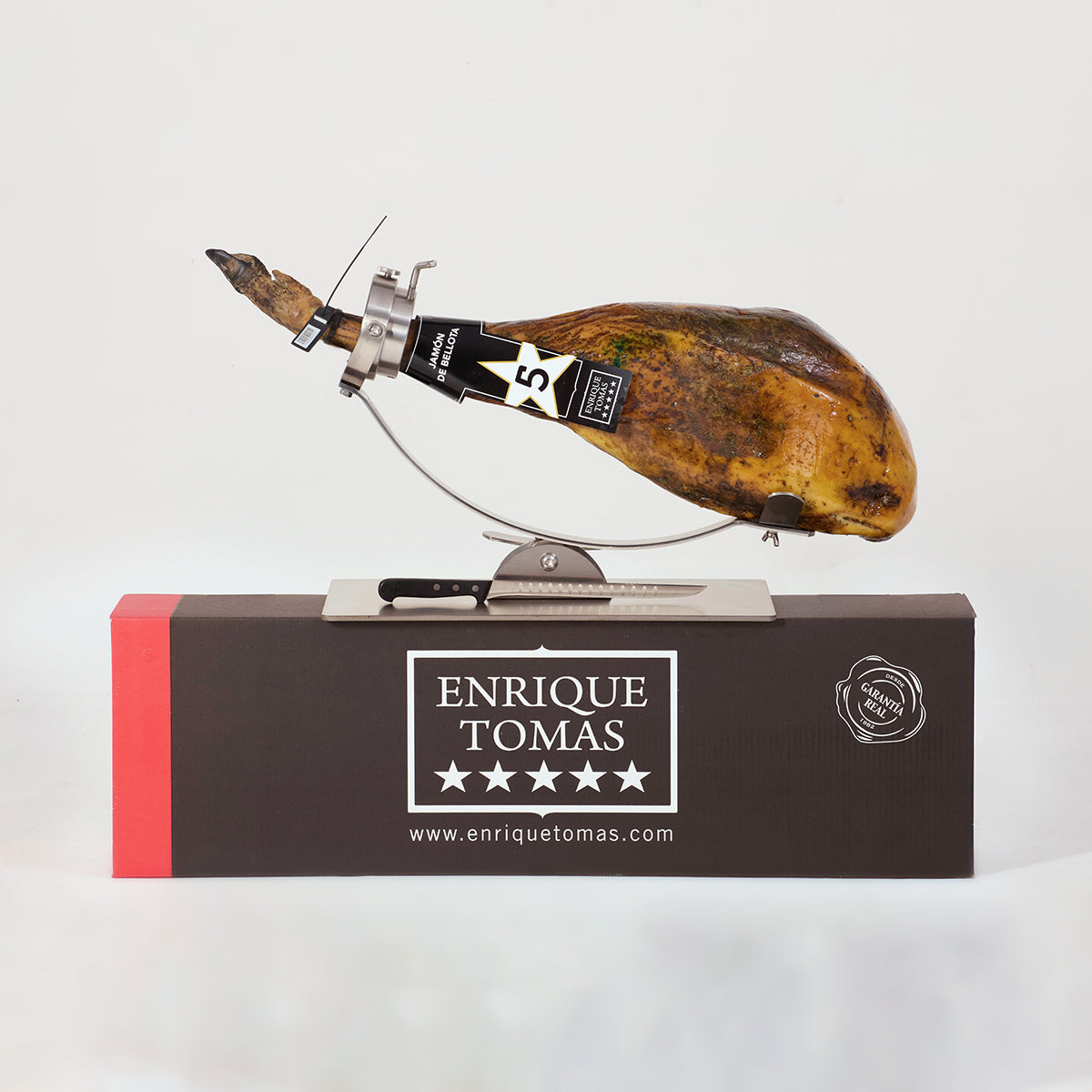 Combo Jamón Ibérico de Bellota Premiun + Jamonero