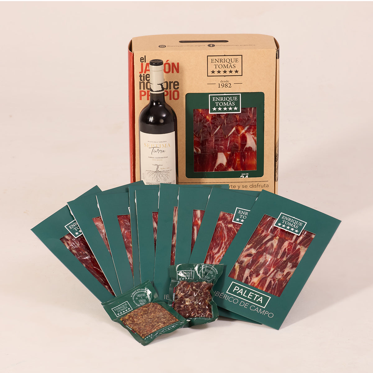 Pack Paleta Iberico de campo y vino