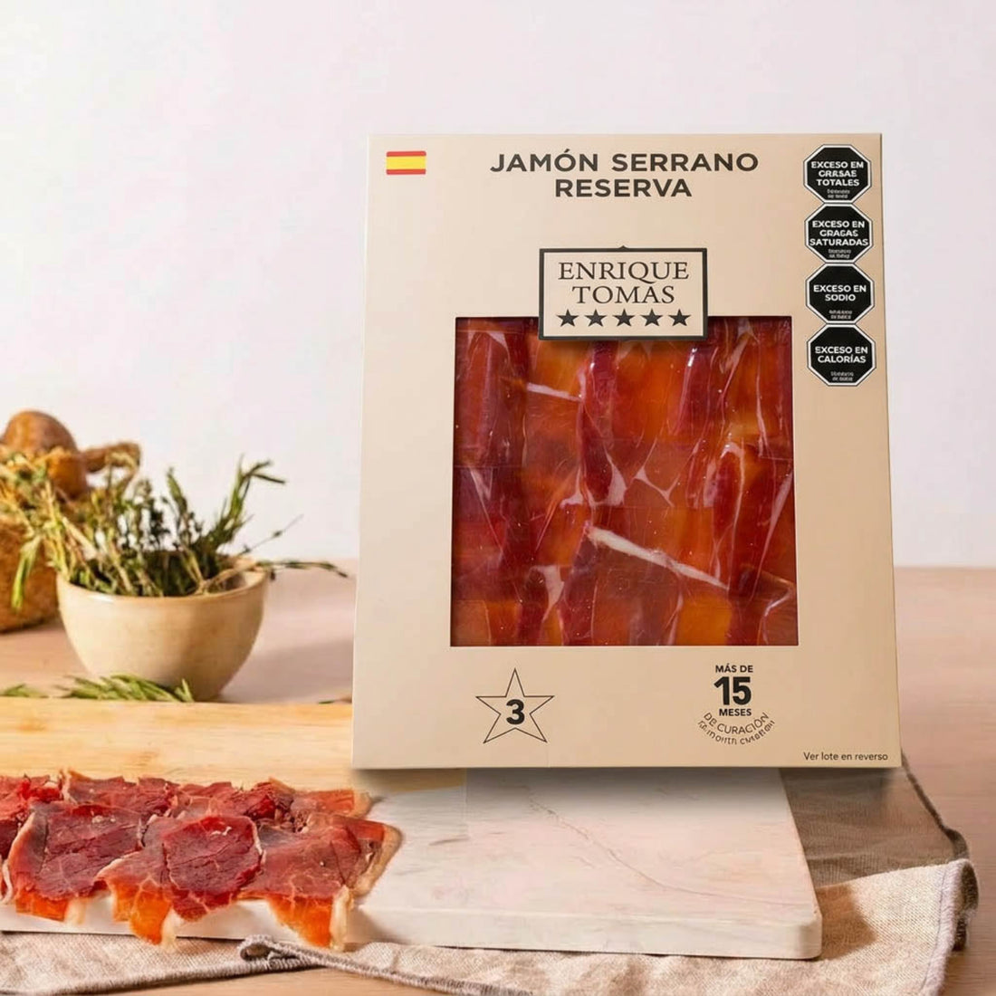 Sobre Jamón Serrano Reserva (80gr)