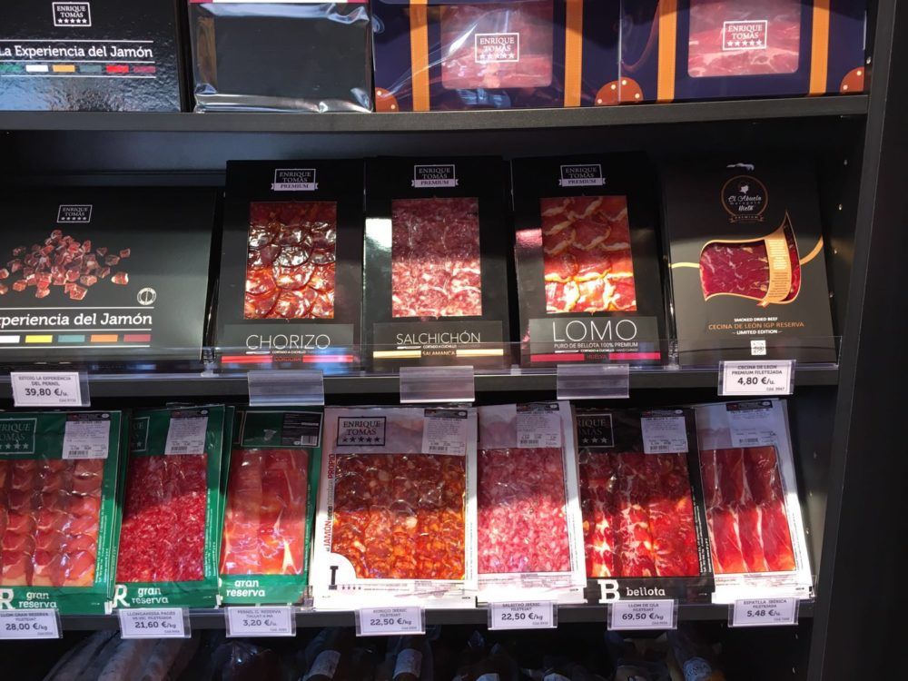 donde comprar jamon iberico en Barcelona