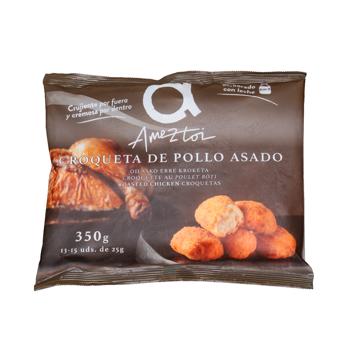 Croqueta de Pollo Asaso 25g - Paquete de 350g