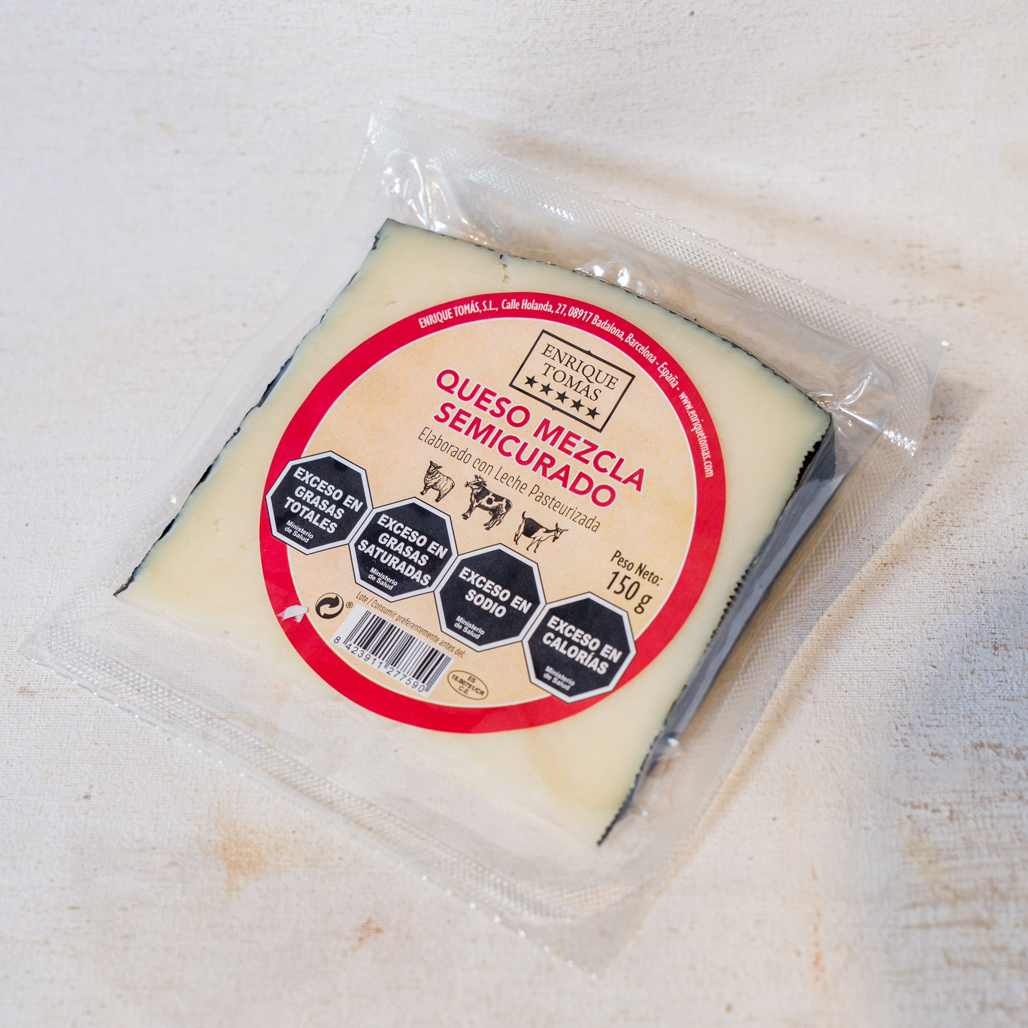 Cuña Queso Mezcla 3 Leches 150gr