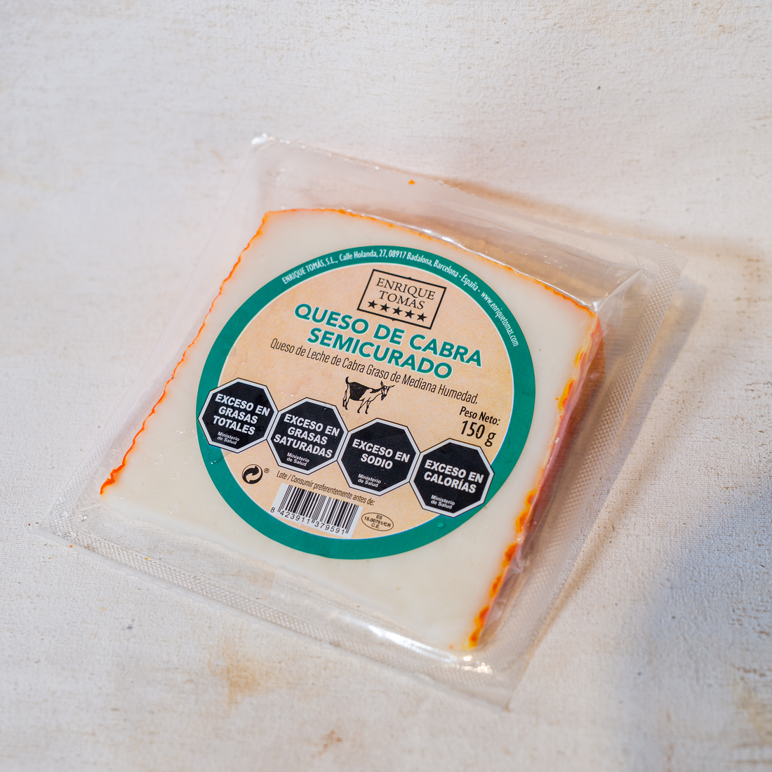 Cuña Queso de Cabra Semicurado 150gr